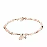 Fossil Bracelet Pour Femmes Bien-Être, Longueur Intérieure : 165mm Bracelet Semi-Précieux Nude, JA6945791