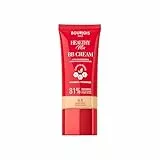 Bourjois Healthy Mix, 0.5 Ivoire Chaud, BB Crème, Fond de teint en crème, Couvrance et hydratation toute la journée, Vitamines C, E et B5, Formule clean et vegan, 30 ml