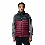 Columbia Powder Lite Vest Doudoune sans manches Homme , Vin riche, noir , XXL