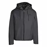 adidas Homme Essentials CLIMAWARM 3 Stripes Insulated Hooded Jackets, black/black, S