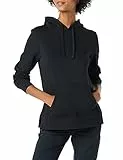 Amazon Essentials Sweat Tunique à Capuche en Polaire Femme, Noir, L
