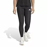 adidas Femme Essentials 3-Stripes Cotton Leggings, Black/White, S
