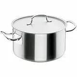 Lacor 50033 Marmite Braisière avec Couvercle 32 cm, Argent