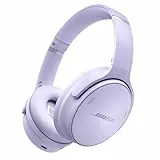 Bose QuietComfort Headphones, Casque sans fil immersif à réduction de bruit, Casque supra-aural Bluetooth avec micro intégré d’une autonomie allant jusqu’à 24 heures, Mauve Poudré - Édition Limitée