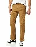 Dickies - Pantalon de menuisier en toile de coton pour homme, Coupe droite, Caramel, 34W/32L