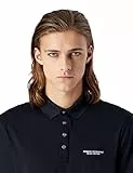Armani Exchange Homme 4 Buttons Polo, Bleu, L EU