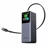 UGREEN Nexode 165W Batterie Externe 20000mAh Câble USB C Rétractable 100W 2 Ports Power Bank Charge Rapide PD 3.0 Écran TFT Compatible avec iPhone 16 15 14 13 Plus Pro Max Galaxy S25 S24 MacBook iPad