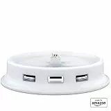 Support de charge USB Made for Amazon pour Amazon Echo (4e génération) | Blanc