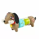 Fisher-Price® Jouet de motricité fine Chiot Sensoriel à Faire Cliquer et Tourner pour les bébés à partir de 6 mois, HTW91
