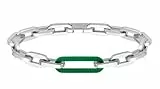 Lacoste Bracelet en Chaîne pour Homme Collection ENSEMBLE en Acier Inoxidable - 2040103