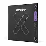 D'Addario Cordes Guitare Acoustique Enduites | Corde Guitare Folk | XTABR1152 | Cordes XT pour guitare acoustique| Bronze 80/20 | Custom Light 11-52
