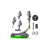 Ultenic U20 Aspirateur Balai sans Fil, 55kPa/60min Aspirateur sans Fil, Technologie GreenEye, Tube Pliable, Brosse de Sol TangleTame, Puissant pour Poils Animaux, Sol Dur et Voiture