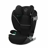 CYBEX Gold Siège Auto Solution S2 i-Fix, Pour les Voitures Avec et Sans ISOFIX, 100 - 150 cm, De 3 à 12 ans Environ (15 - 50 Kg), Moon Black