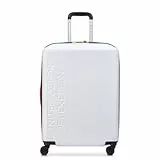 DELSEY Paris x United Colors of Benetton - United - Valise soute Rigide 65 cm x 46 cm x 27 cm - 68 L - L - Blanc