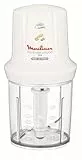 Moulinex DJ300110 Mini Hachoir Electrique Moulinette Compact avec Couvercle Saupoudreur Blanc 270 W
