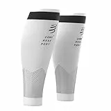 Compressport Manchon de Compression Mollets – R2V2 - Protection Musculaire, Performances et Récupération pour le Sport – Ultraléger et Antifatigue – Running, Cyclisme, Trail et Triathlon, Blanc, T2