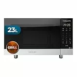 Cecotec ProClean 6010 - Micro-ondes Numérique ProClean 6010 avec revêtement Ready2Clean, Technologie 3DWave, 800 W, 23 l, Design élégant, Acier inoxydable, 8 programmes prédéterminés