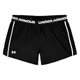 Under Armour Tech Play Up 2in1 Shorts, Noir/Blanc, M Femme