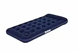 Matelas gonflable camping Bestway 1 place 1,88 m x 99 cm x 22 cm avec pompe à pied intégrée, Bleu