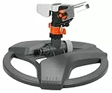 Arroseur-canon sur traîneau Premium de Gardena : arroseur Premium pour l'arrosage de surfaces jusqu'à 490 m², réglage en continu de la portée jusqu'à 12,5 m (8135-20)