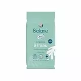 Biolane – LINGETTES A L’EAU BIO FORMAT POCKET – 15 Lingettes Naturelles Composées à 99% d’Eau pour tout le Corps de Bébé– Utilisables dès la Naissance – Peaux Sensibles – Format Pratique