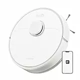 dreame D9 Max Gen 2 Robot Aspirateur Laveur 6 000Pa, Navigation LDS Intelligente Laser, Brosse en Caoutchouc, Aspiration et Lavage 2-en-1, Nettoyage des moquettes, WiFi/Alexa/App Contrôle, Blanc