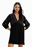 Desigual Vest_Creta 2000 Robe, Noir, XL Femmes