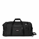 Eastpak Leatherface M + Sac de voyage, 68.5 x 32.5 x 34.5 cm, 69 L - Black (Noir)