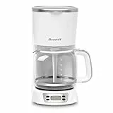 CAFETIERE PROG 18 TASSES BLANC SILVER BRANDT - CAF1318ES