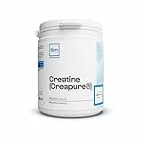 Créatine 100% Pure | Créatine monohydrate Creapure® • Prise Masse Musculaire& Force • Musculation Homme • Complément Idéal à la Whey Protéine | Nutrimuscle | 120 Gélules