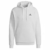 adidas Homme Essentials Fleece Hoodie, White / Black, XXL