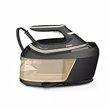 Philips Domestic Appliances PerfectCare Série 6000 Centrale Vapeur - 2400W, Débit Vapeur 600g, Pression de 8 bars, Technologie OptimalTEMP, Réservoir de 1,8L, Noir (PSG6064/80)