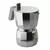 Alessi DC06/6 Cafetière expresso, aluminium, Argent
