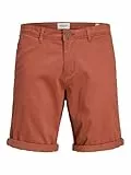 JACK & JONES Jpstbowie Solid SRT Sn Short pour Homme, Redwood Burl, S