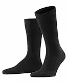 FALKE Family M So coton durable unies 1 paire, Chaussettes Homme, Noir Black 3000, 39-42