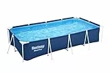 Bestway Steel Pro Piscine Hors Sol Rectangulaire 4,00 m X 2,11 m X 81 cm, Bleu