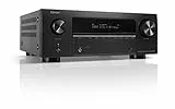Denon AVC-X3800H Amplificateur Home Cinéma 9,4 Canaux avec Dolby Atmos, DTS:X, Auro-3D, 8K Ultra HD, HEOS Multiroom, Bluetooth, AirPlay 2, Compatible Alexa - Noir