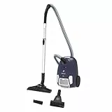 Hoover Brave BV61PET, Aspirateur Traineau avec Sac, Puissant 700 W,Grande capacité 2.3L + Vidage sans Contact, Tube Extensible & Rayon Action 7,5m, Silencieux, Compact + Brosse Spécial Poils Animaux
