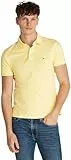 Tommy Hilfiger Polo Manches Courtes Homme 1985 Slim Slim Fit, Jaune (Citronella), L
