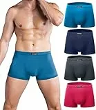wirarpa Boxers Hommes Microfibre Calecon Slips Micro Modal Multipack Pack de 4 Taille S