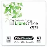 LibreOffice 2025 Édition Familiale et Étudiant 2024 Professionnel Plus Business Compatible avec Microsoft Office Word Excel PowerPoint Adobe PDF Logiciel USB pour Windows 11 10 8 7 Vista XP PC & Mac