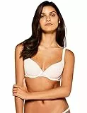 Iris & Lilly Soutien-Gorge Push-Up en Dentelle Femme, Rose Pâle, 100A