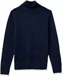 Amazon Essentials Pull à Col Roulé, à Manches Longues, Doux Au Toucher Homme, Bleu Marine, L