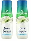 SodaStream Concentré Limonade pour Machine à Eau Pétillante et Soda | Préparez jusqu'à 9 Litres de Limonade en Quelques Secondes, 440ml (Lot de 2)