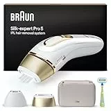 Braun Épilateur À Lumière Pulsée Silk·expert Pro 5 PL5152, Épilation Semi-Définitive, Alternative Au Laser, Résultats En 2 Séances, Rasoir Venus, 2 Têtes Pour Épiler Jambes, Visage, Maillot Et Plus