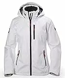 Helly Hansen Femme Crew Hooded Midlayer Jacket Coat,Blanc,L