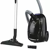Hoover HE1 Home Compact et Puissant HEZ107HM, Aspirateur Traineau avec Sac, Haute-Performance, Léger, Brosse Tous Sols, Accessoire 2en1, Filtre EPA Lavable, Capacité 2,5L, Vidage Facile