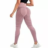 Pantalon Femme,Pantalons de Sport Yoga,Leggings à Compression 3D Anti Cellulite amaigrissant Minceur Leggings Femme Taille Haute sans Couture, Push-Up Opaque, Pantalon Sport pour Yoga et Fitness