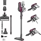 Hoover HF110P, Aspirateur Balai sans Fil Multifonction,Puissance 22V,Autonomie 30min,Mode Continu, Grande Capacité 0,9L, Electrobrosse LED,Position Park&GO, Brosse Multi Surfaces + Suceur Plat
