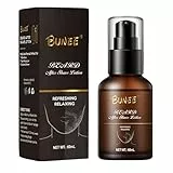 60ml Baume Apres Rasage Homme,baume barbe, Lotion Apres Rasage Haut de Gamme,soin hydratant et apaisant,hydrate et adoucit la barbe, pour barbe plus douce ﻿